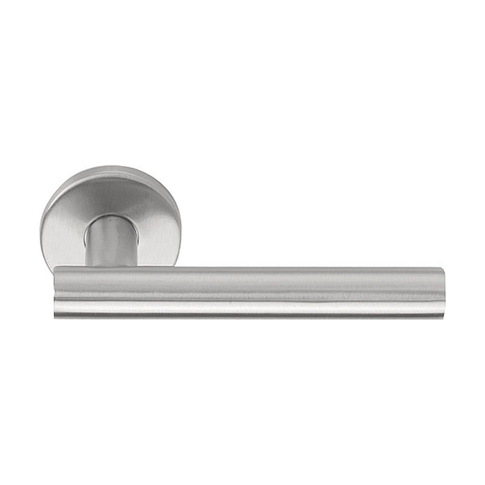 Formani BASICS LB7-19 gatdeel op ronde rozet RVS – vooraanzicht