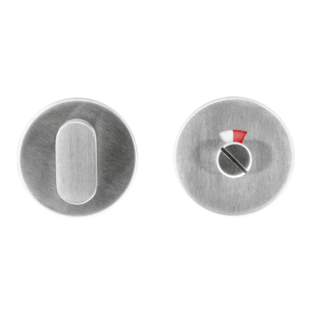 HDD Pro wc-garnituur rond Shape Class 3 inox geborsteld vooraanzicht
