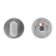 HDD Pro wc-garnituur rond Shape inox geborsteld vooraanzicht