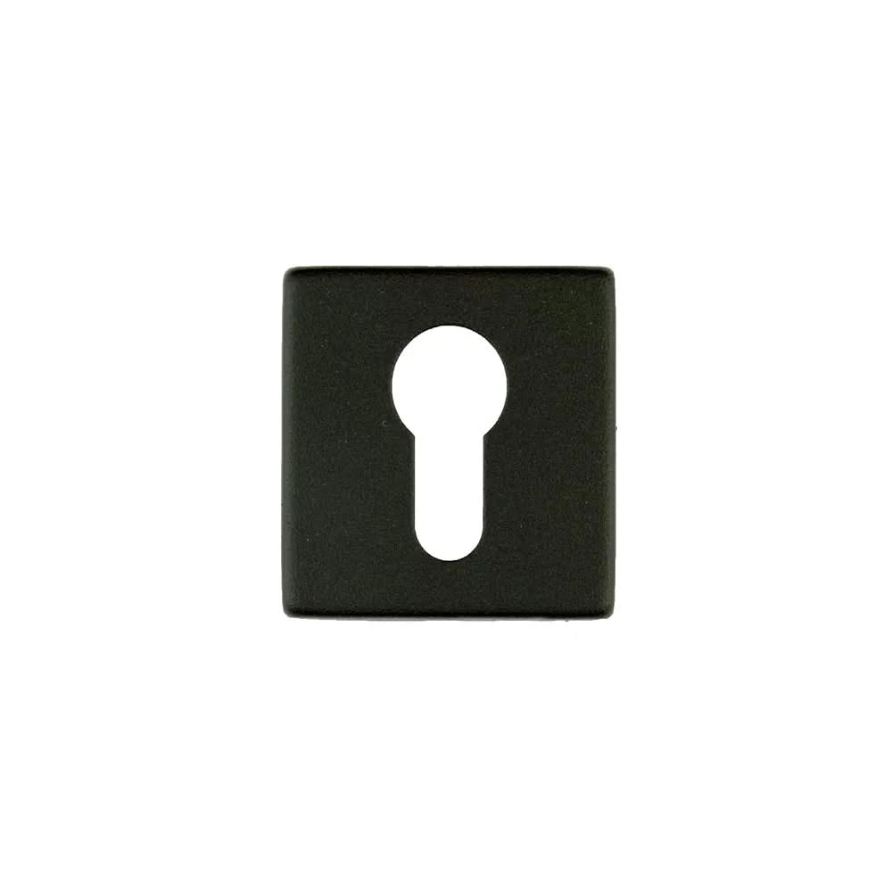 HDD Pro cilinderrozet Zwart structuur vooraanzicht