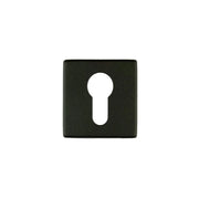 HDD Pro cilinderrozet Zwart structuur vooraanzicht