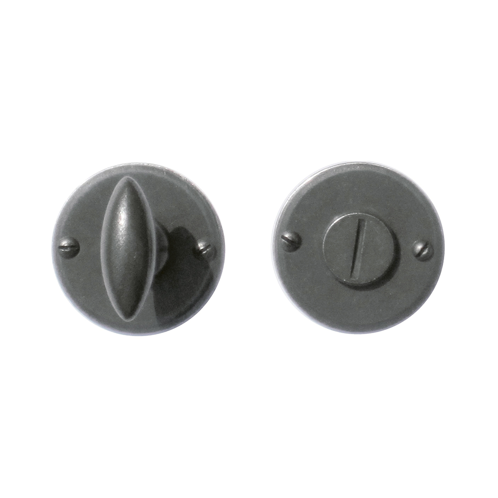 HDD Pro WC-garnituur Rond Olive IJzer – vooraanzicht