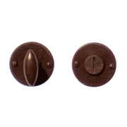 HDD Pro WC-garnituur Rond Olive Roest – vooraanzicht