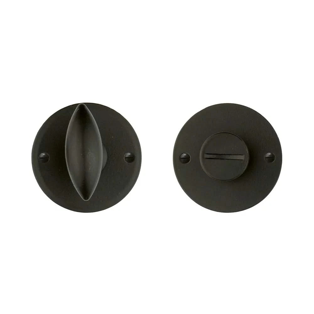 HDD Pro WC-garnituur Rond Olive Zwart – vooraanzicht