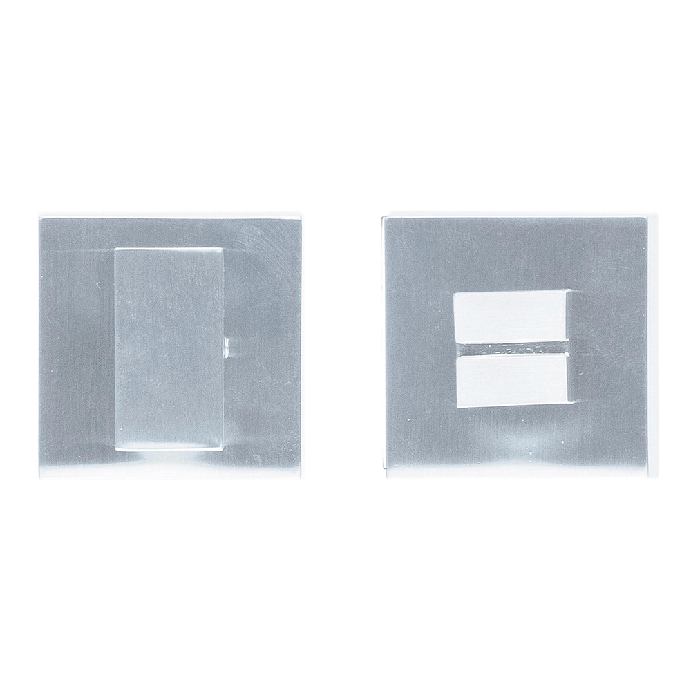 HDD Pro WC-garnituur Square 48 mm Cromsat – vooraanzicht