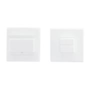HDD Pro WC-garnituur Square 48 mm Wit Structuur – vooraanzicht