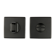 HDD Pro WC-garnituur Square 50 mm mani zwart – vooraanzicht