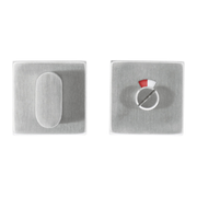HDD Pro WC-garnituur Square Shape inox geborsteld – vooraanzicht
