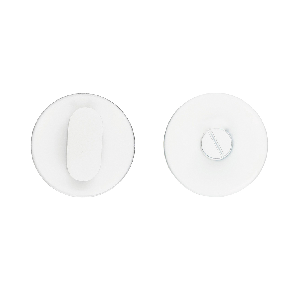 HDD Pro WC-garnituur Shape rond wit structuur zonder bezetindicator detail