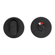 HDD Pro WC-garnituur rond zwart mat vooraanzicht
