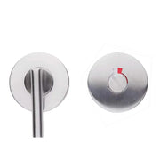 HDD Pro Shape Zero WC-garnituur rond inox met steeltje vooraanzicht
