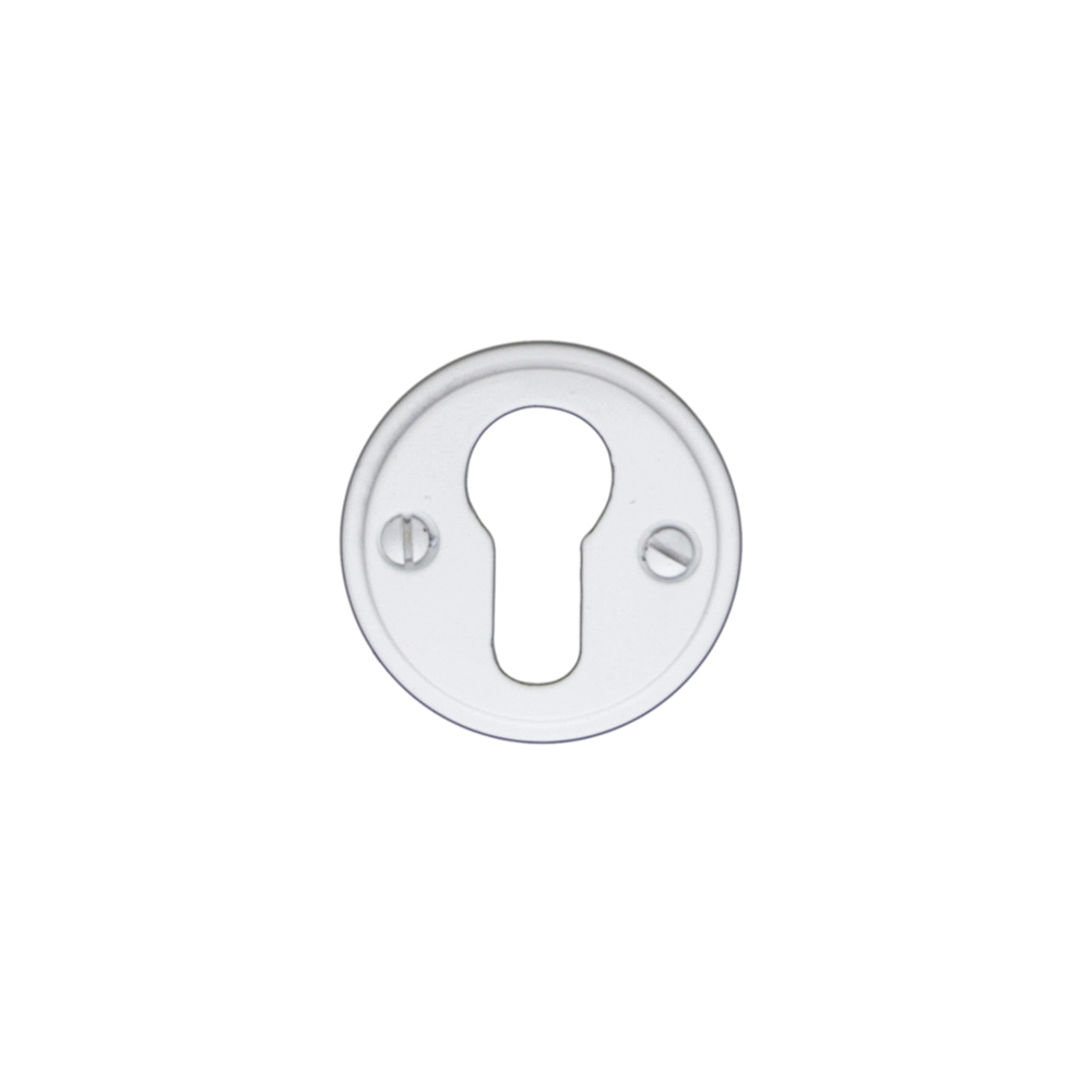 HDD Pro cilinderrozet wit Ø 48 mm vooraanzicht