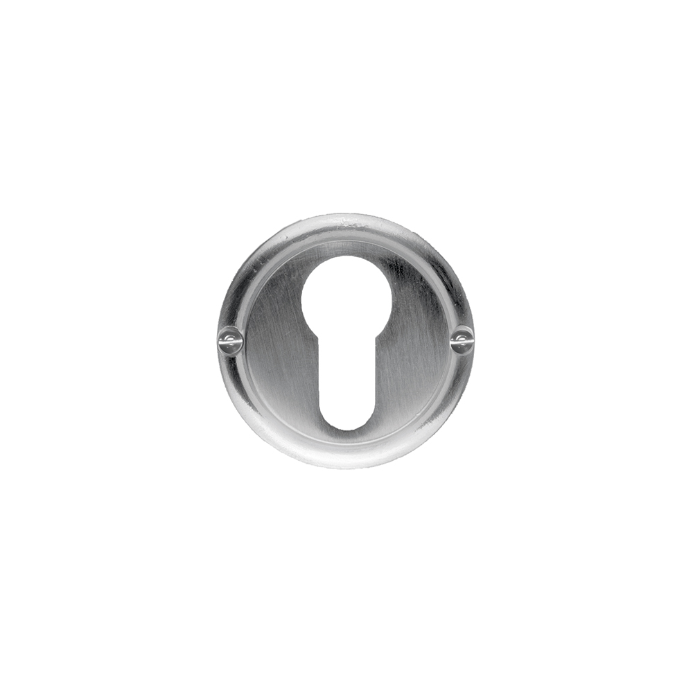HDD Pro cilinderrozet rond Retro Classic inox look vooraanzicht
