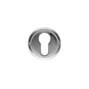 HDD Pro cilinderrozet rond Retro Classic inox look vooraanzicht