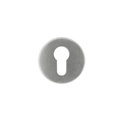HDD Pro cilinderrozet rond Shape inox geborsteld vooraanzicht