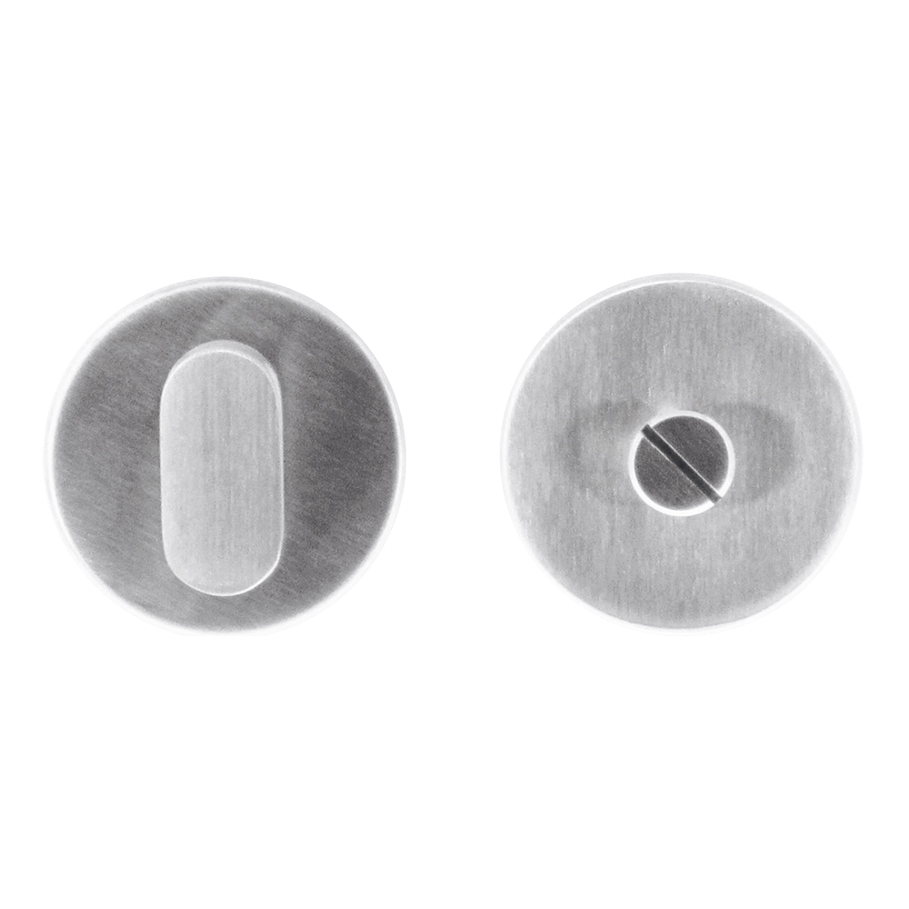 HDD Pro wc-garnituur rond Shape Class 3 inox geborsteld zonder indicatie tige 120 mm vooraanzicht
