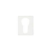HDD Pro cilinderrozet Square 35x45 mm wit structuur vooraanzicht
