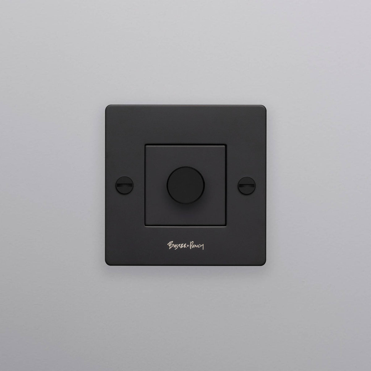 Buster + Punch Dimmer Cross impuls zwart detail knurling