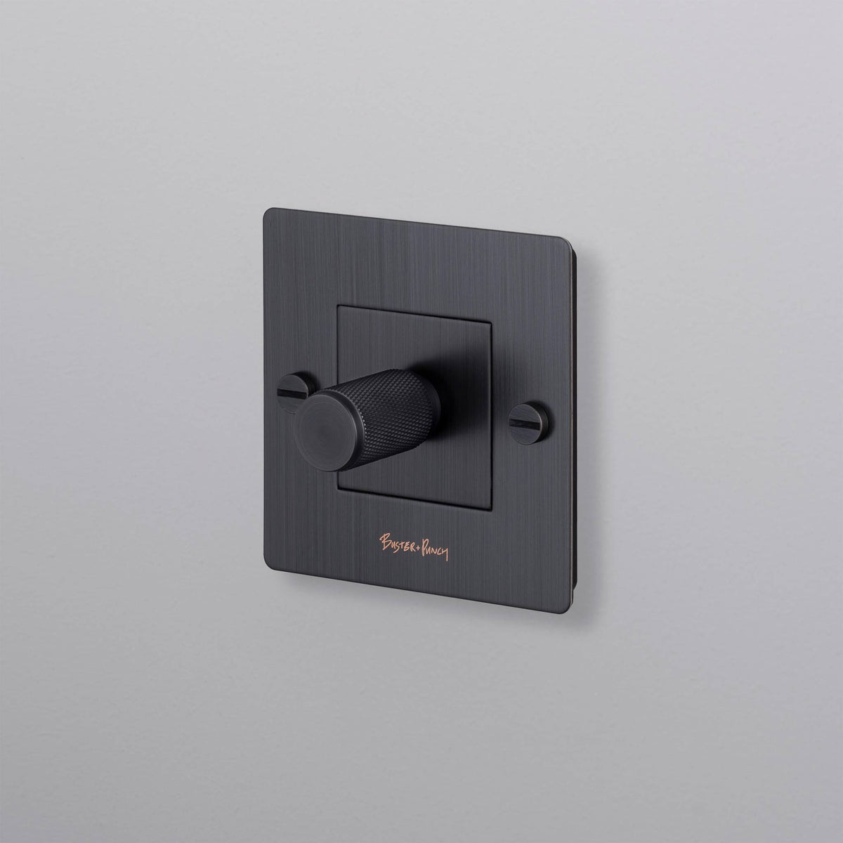 Buster + Punch dimmer Cross impuls brons vooraanzicht