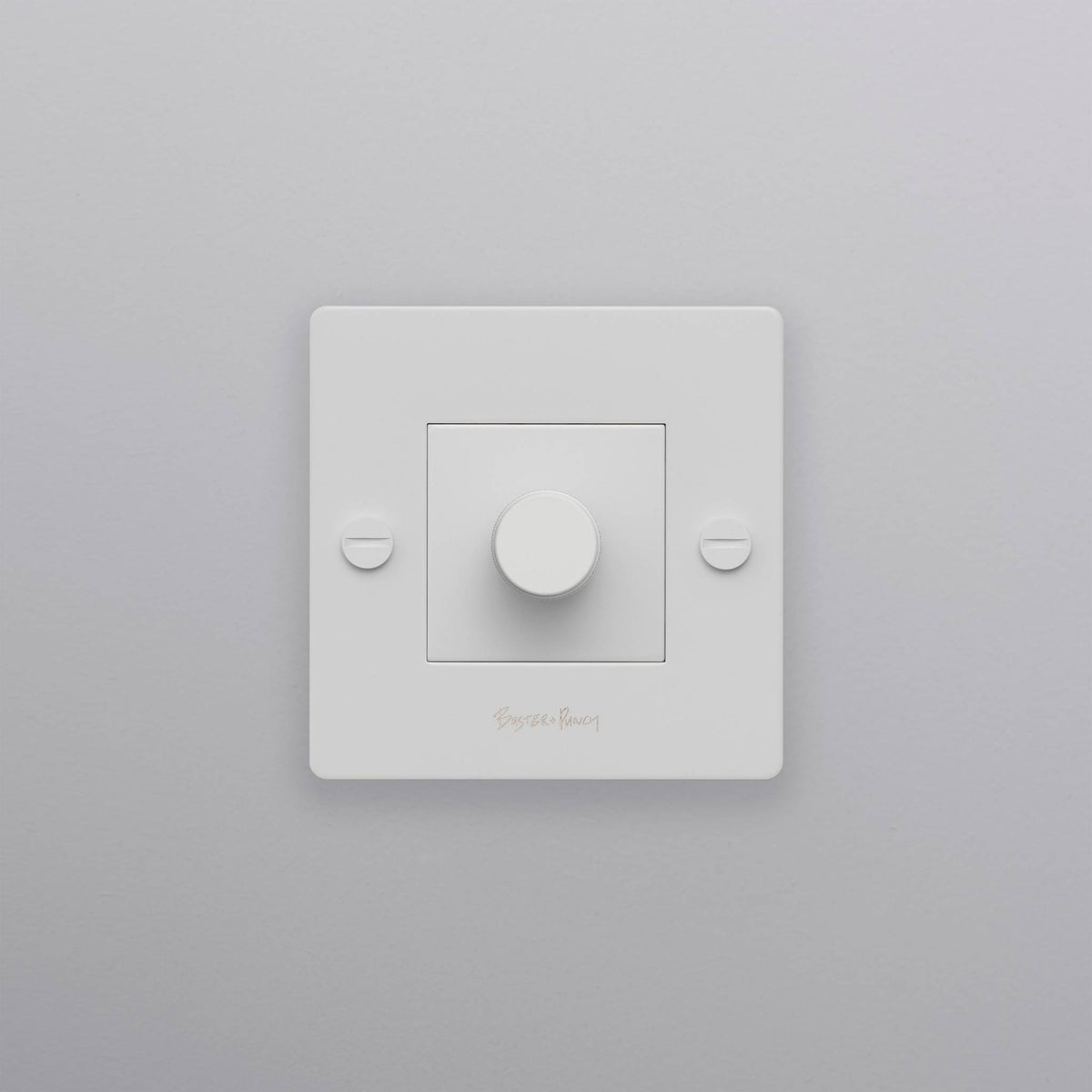 Buster + Punch Dimmer Cross impuls wit knurling detail