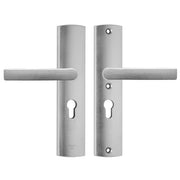 AXA | Veiligheidsbeslag Curve kruk Blok PC55 | Aluminium naturel