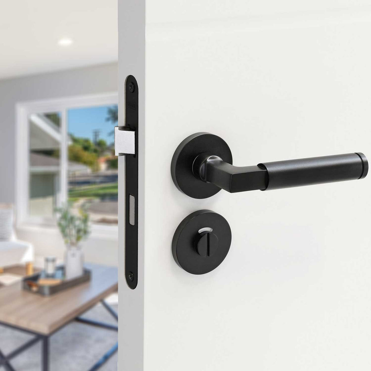 Impresso deurkruk Aston mat zwart – productafbeelding 3