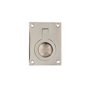 Intersteel luikring 65x49mm nikkel - vooraanzicht