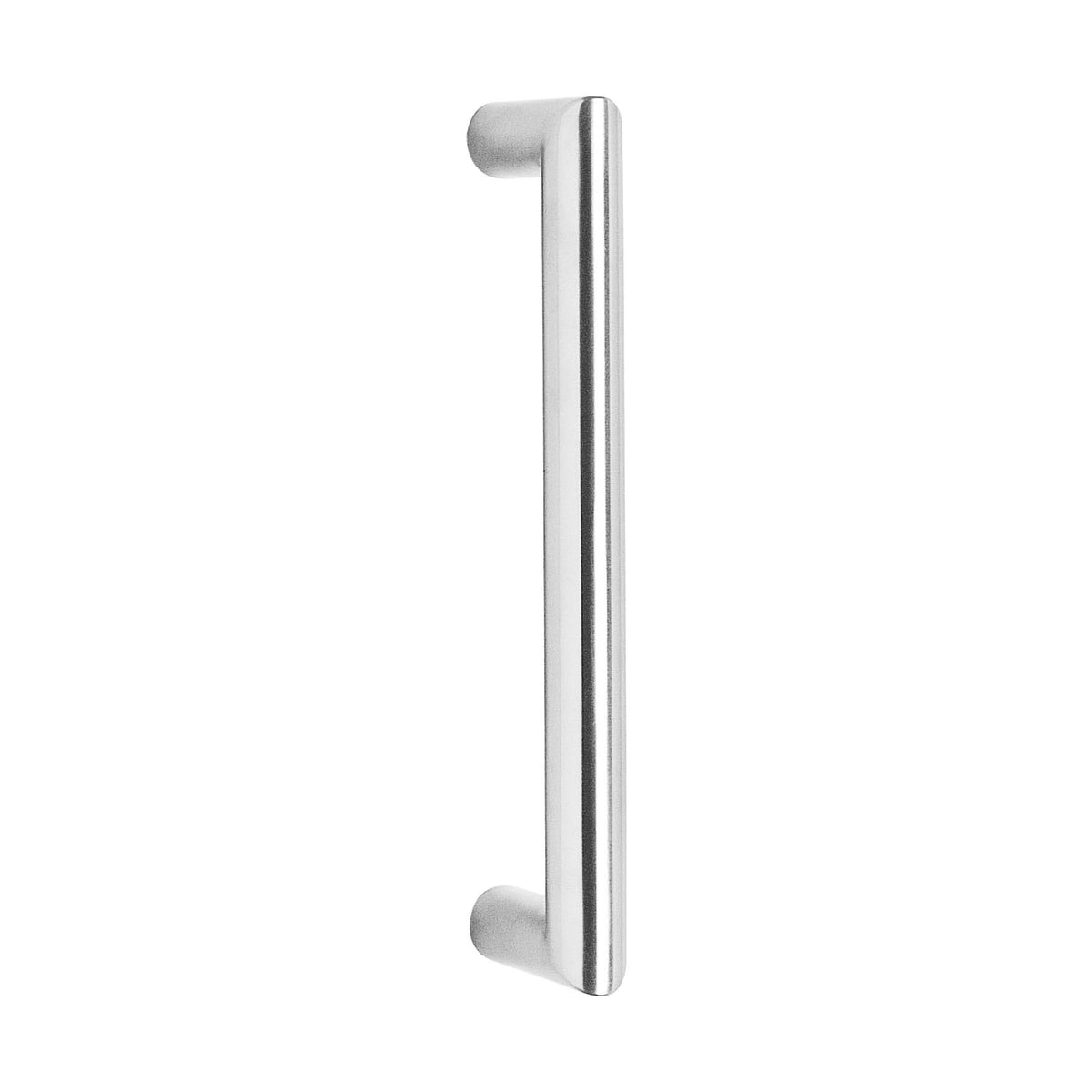 Intersteel Deurgreep 320 mm recht-90° RVS geborsteld – vooraanzicht