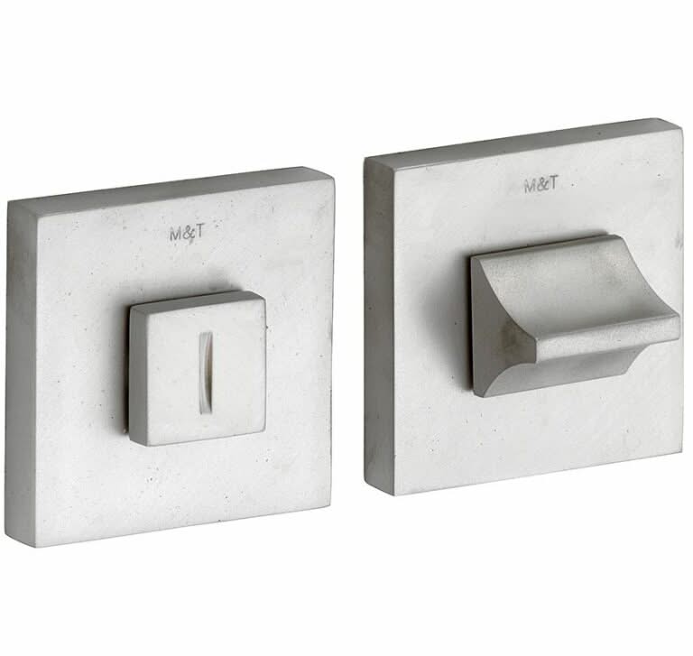 Artitec WC-garnituur Model 06 mat nikkel ongelakt vooraanzicht