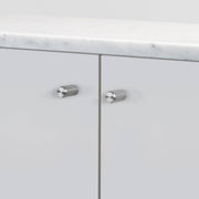 Buster + Punch Linear meubelknop steel - vooraanzicht