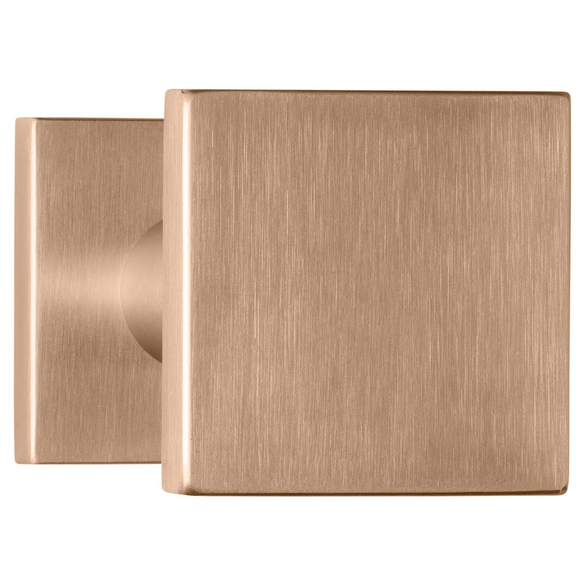 FORMANI BSQ60V voordeurknop PVD licht brons vooraanzicht