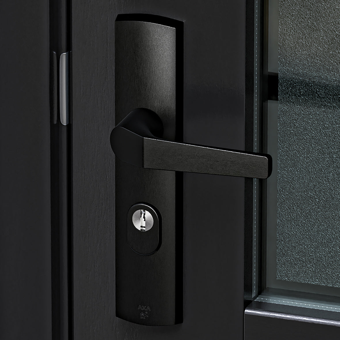 AXA | Veiligheidsbeslag Premium kruk Arrow PC72 anti-kerntrek | Zwart