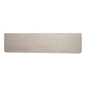 Hardbrass Serafini briefplaat rechthoek RVS 325 x 80 mm &ndash; vooraanzicht