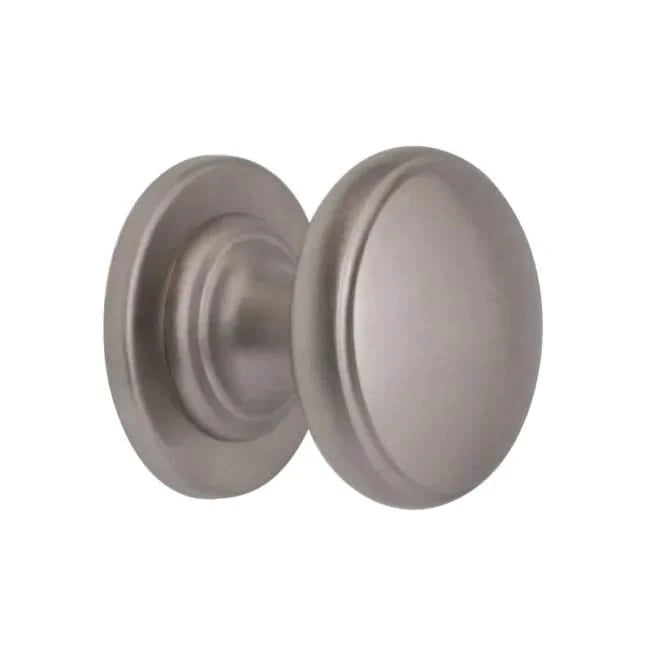 Hardbrass voordeurset rond PVD inox detail