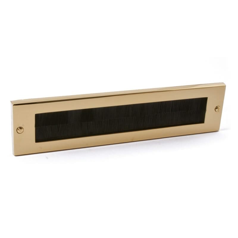 Hardbrass voordeurset rond messing detail 10