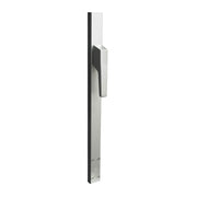 Intersteel raamespagnolet niet-afsluitbaar links 1800 mm aluminium vooraanzicht
