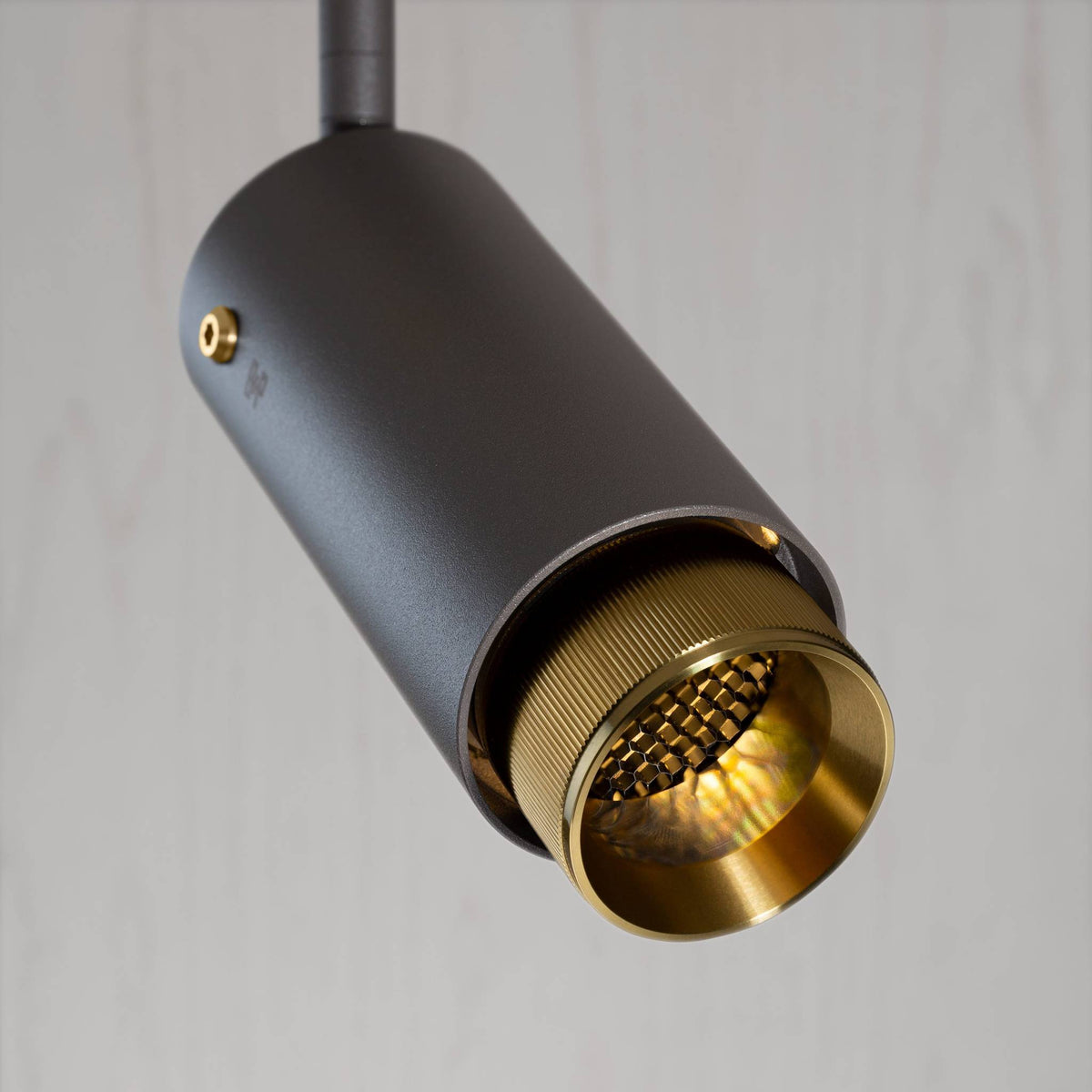 Buster + Punch Exhaust Graphite spot Linear Goud - zijaanzicht