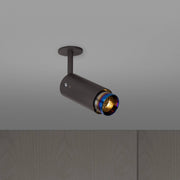 Buster + Punch Exhaust Graphite spot Linear Burnt Steel - vooraanzicht