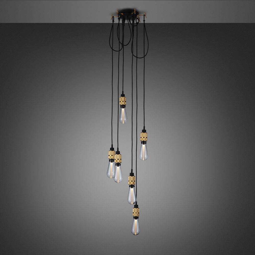 Buster + Punch Hooked 6.0 Nude hanglamp Goud - vooraanzicht