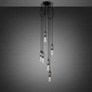 Buster + Punch Hooked 6.0 Nude hanglamp Steel - 2.0 m vooraanzicht