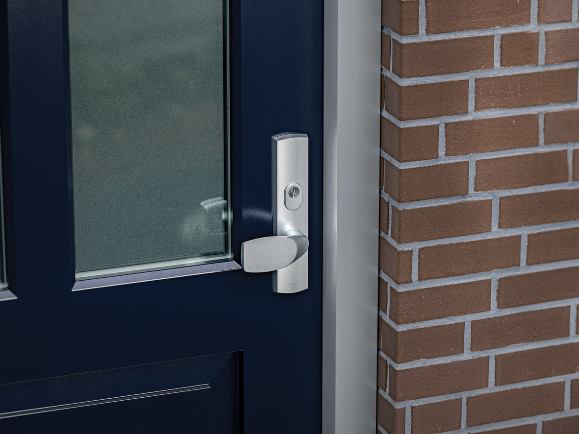 AXA | Veiligheidsbeslag Comfort Line kruk Wing+Flow PC72 anti-kerntrek | Aluminium naturel