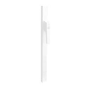 Intersteel deurespagnolet afsluitbaar links 2200 mm RAL 9010 wit vooraanzicht