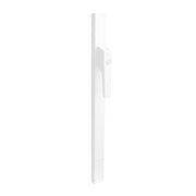 Intersteel raamespagnolet afsluitbaar rechts 1800 mm Wit (RAL 9010) – vooraanzicht