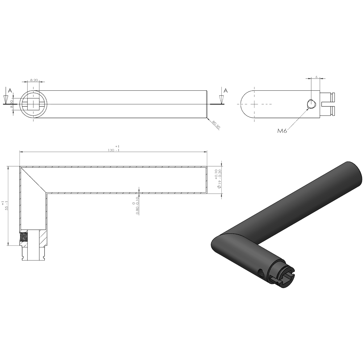 Differnz Amsterdam deurkruk ovaal schild sleutel 56 mm mat chroom – gemonteerd