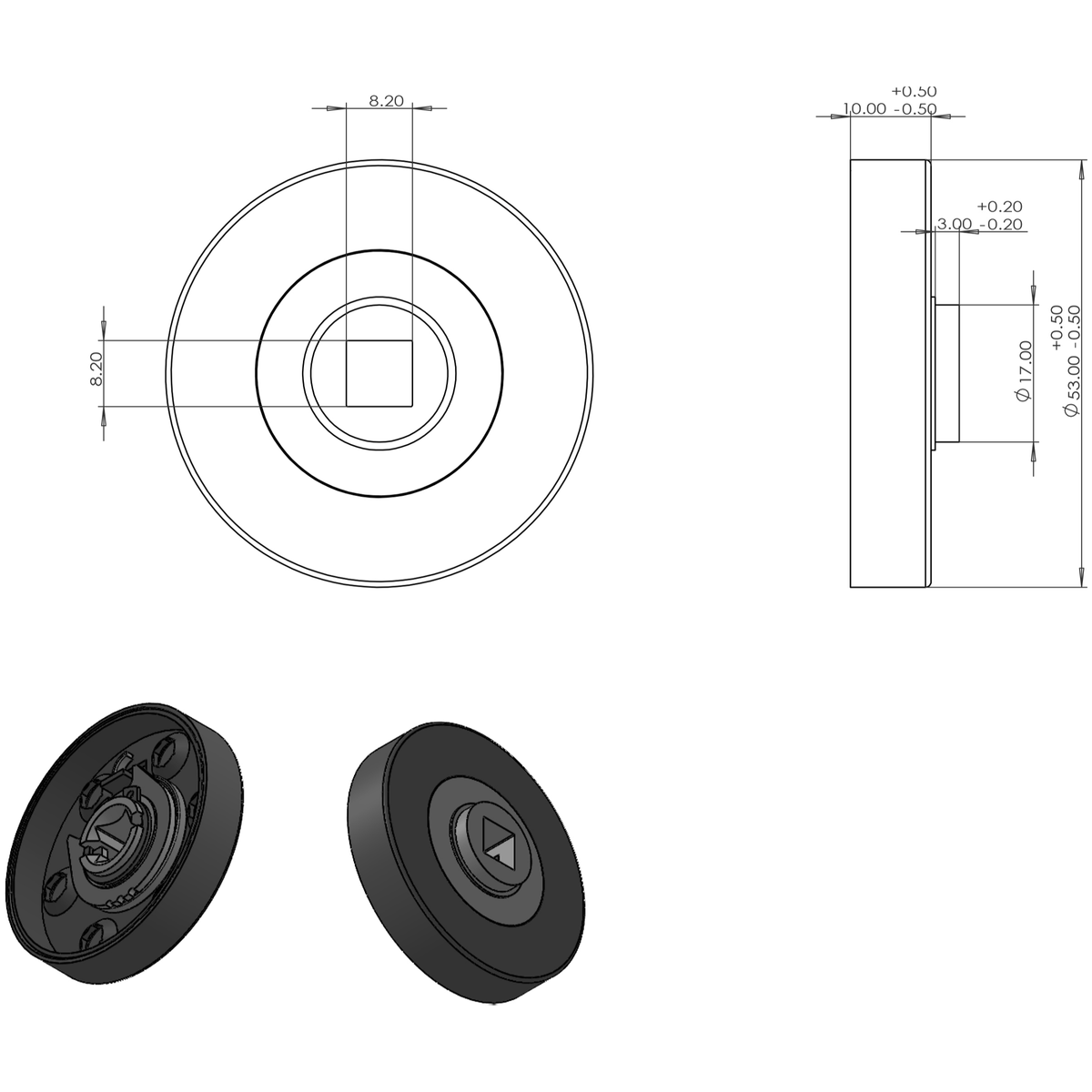 Differnz Utrecht deurkruk goud – productafbeelding