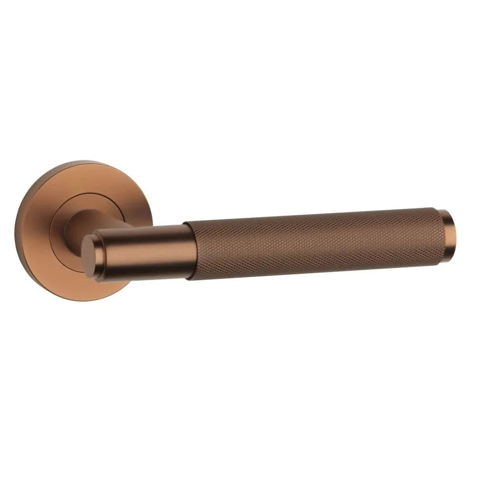STERK koper PVD deurkruk OVAL 1741 Pro – vooraanzicht