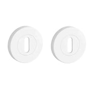 STERK sleutelrozetten 1710 OVAL PRO mat wit vooraanzicht