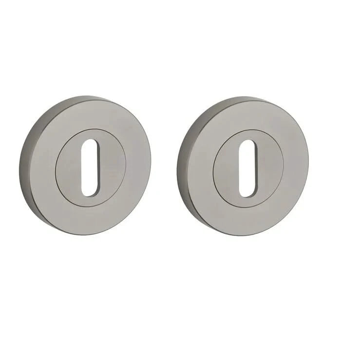 STERK sleutelrozetten 1710 OVAL PRO Basalt PVD antracietgrijs vooraanzicht