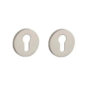 STILE cilinderrozetten nikkel Ø53 mm – vooraanzicht