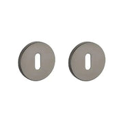 STILE sleutelrozetten titanium Ø53 mm – vooraanzicht